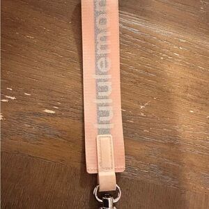Lululemon Pink Keychain